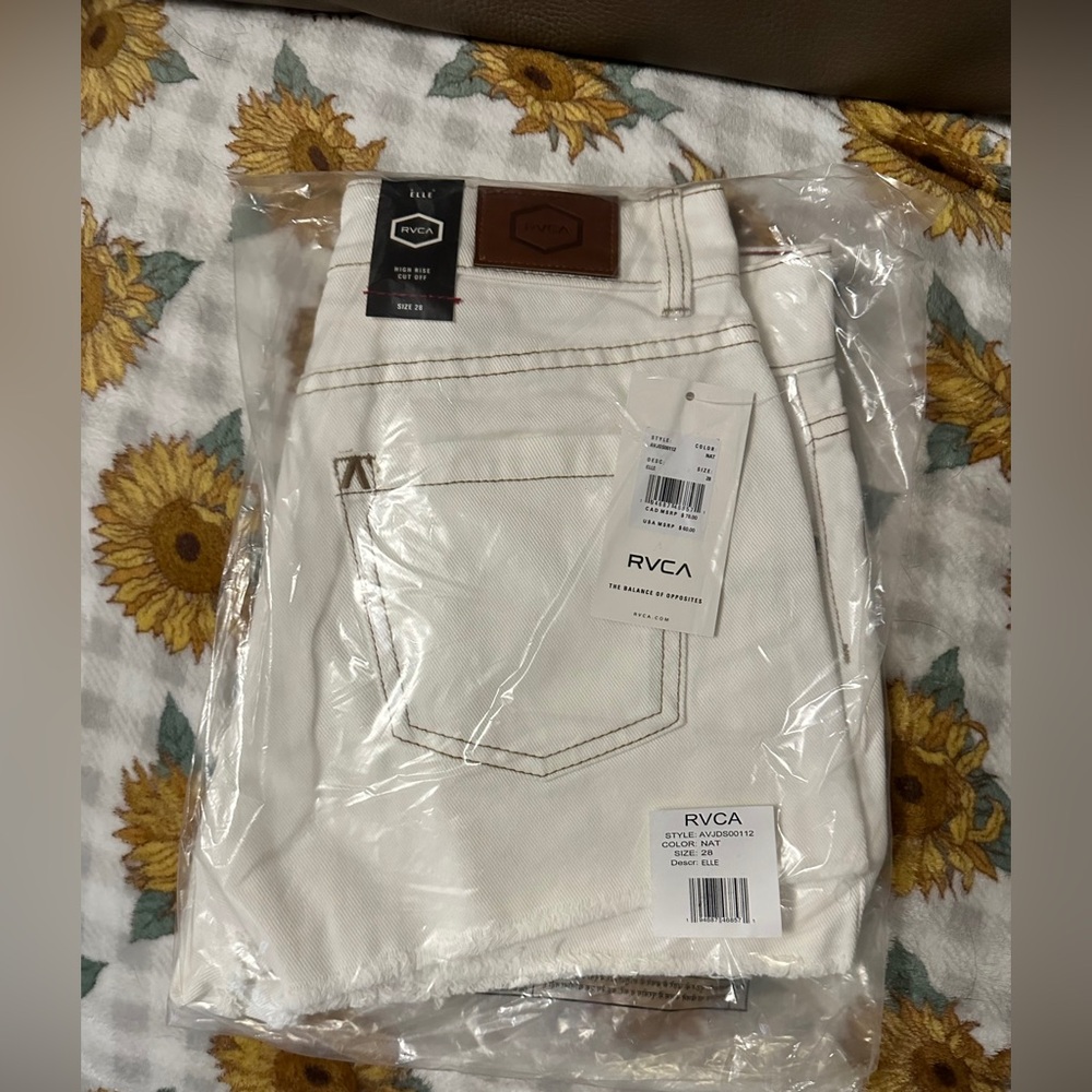 RVCA women’s Elle denim shorts